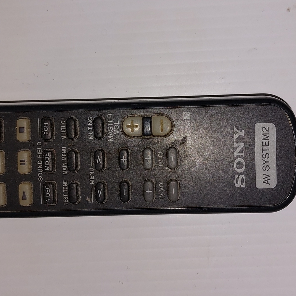 Sony Remote Control RM-U306A Audio Video Receiver - Picture 2 of 6